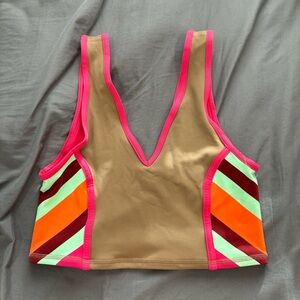 Free People Movement Colorful Sports Bra